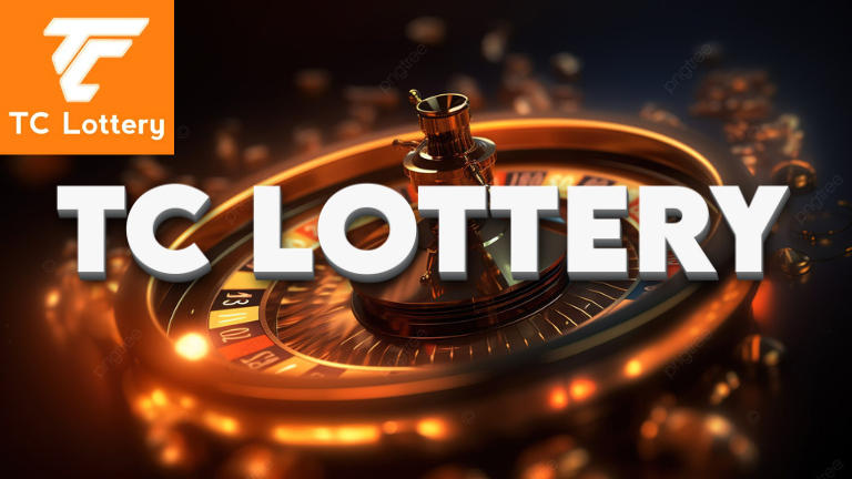 Interface of the TC Lottery showing colorful numbers